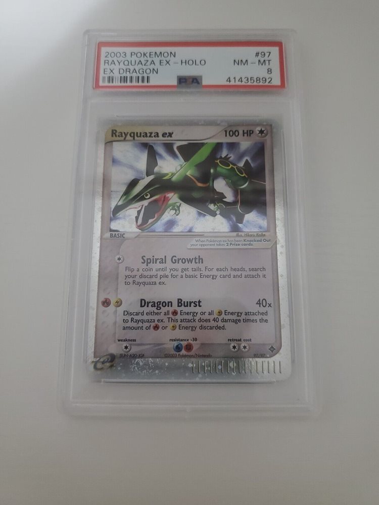 レックウザexホロカード PSA 10 2003年 2003 Nintendo Pokemon Ex Dragon Rayquaza Ex-Holo | PSA CardFacts®