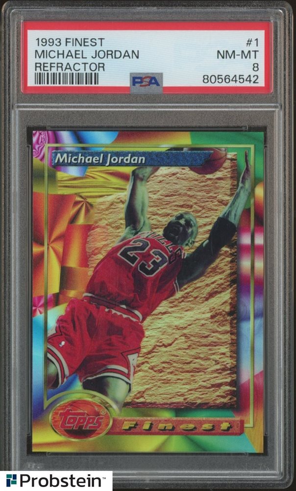 Michael jordan refractor finest ジョーダン　レア 1994 Finest Michael Jordan Refractor w/Coating PSA 10 | eBay