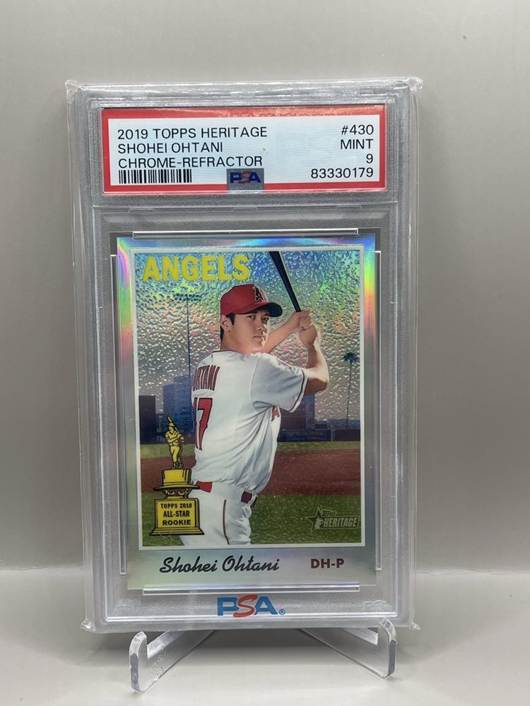 大谷翔平　2019 TOPPS HERITAGE SHOHEI OHTANI 2019 Topps Heritage Shohei Ohtani Purple Refractor Topps All