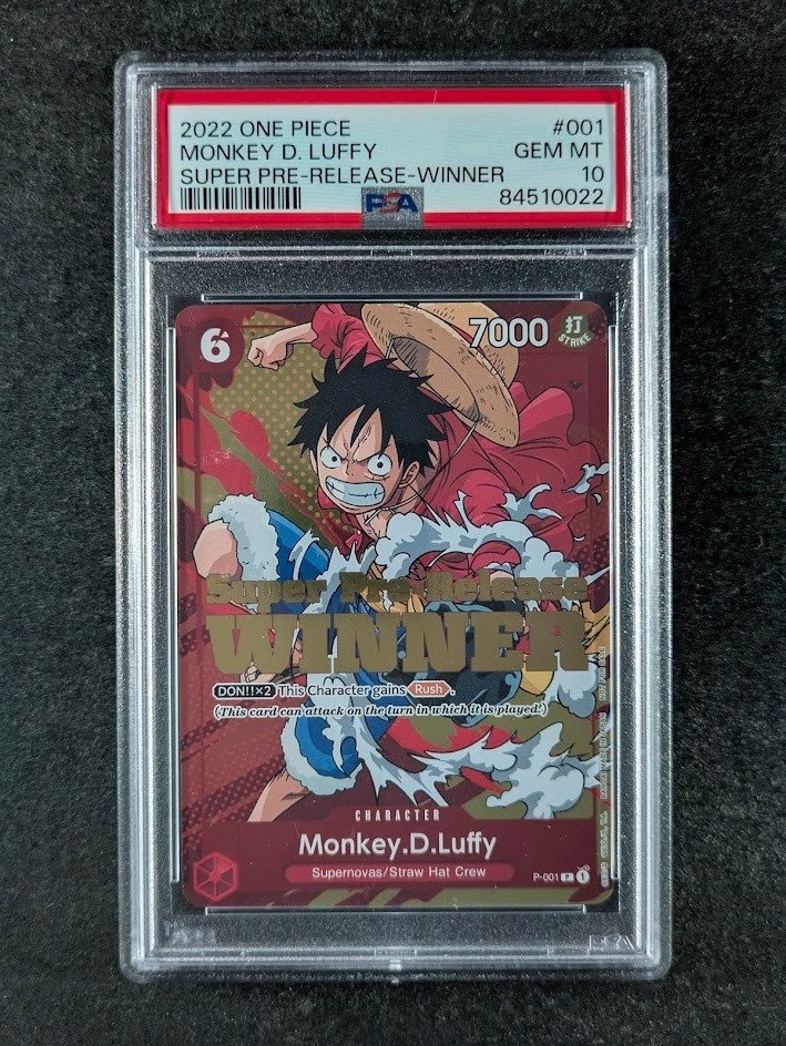 Auction Prices Realized Tcg Cards 2022 ONE PIECE PROMOS Monkey D