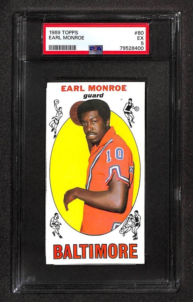 NBA topps 96 earl monroe baltimore+1sc