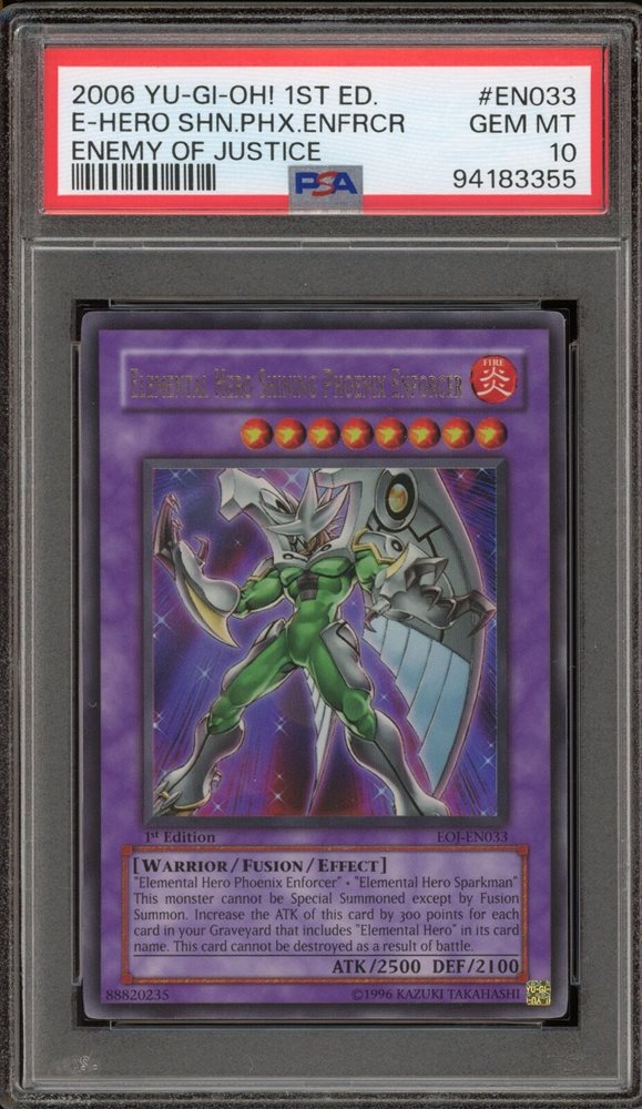 Auction Prices Realized Tcg Cards 2006 YU-GI-OH! EOJ-ENEMY