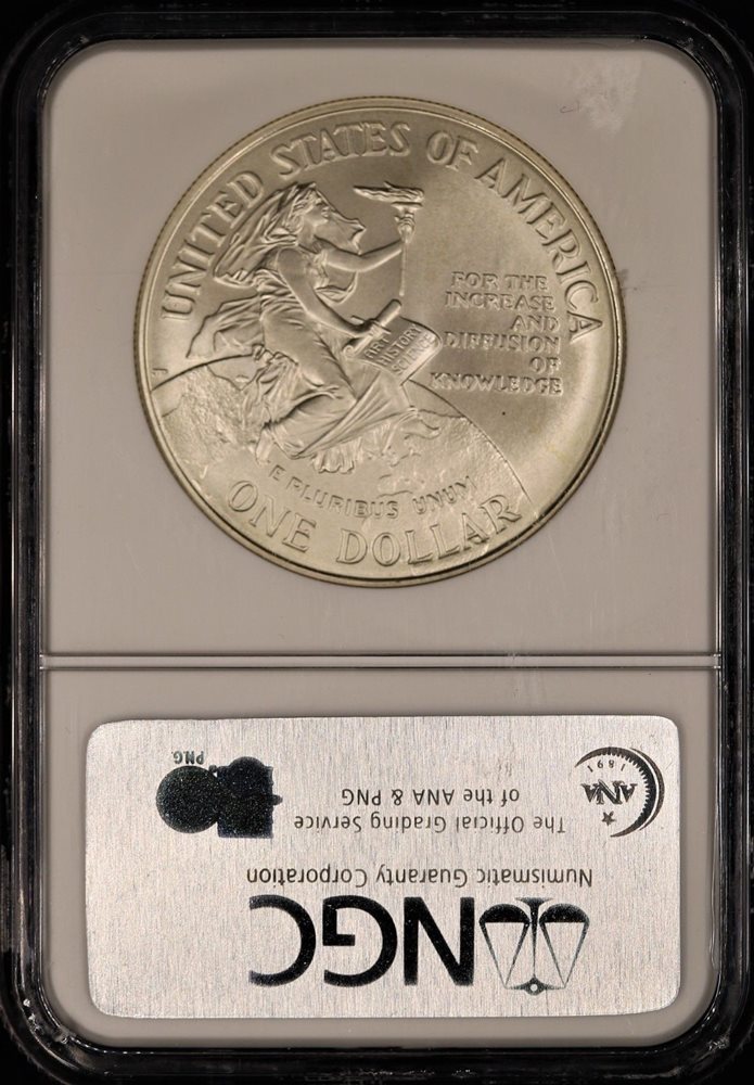 Mint State 69 NGC MS-69 2001-D Silver American Buffalo Commemorative Dollar