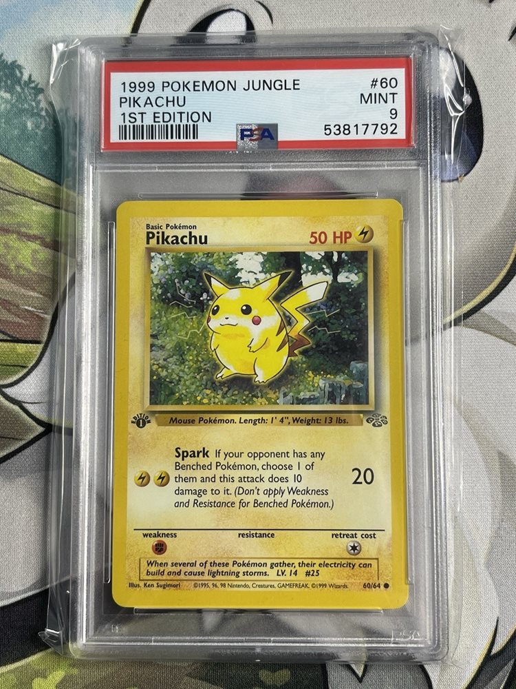Auction Prices Realized Tcg Cards 1999 POKEMON JUNGLE Pikachu