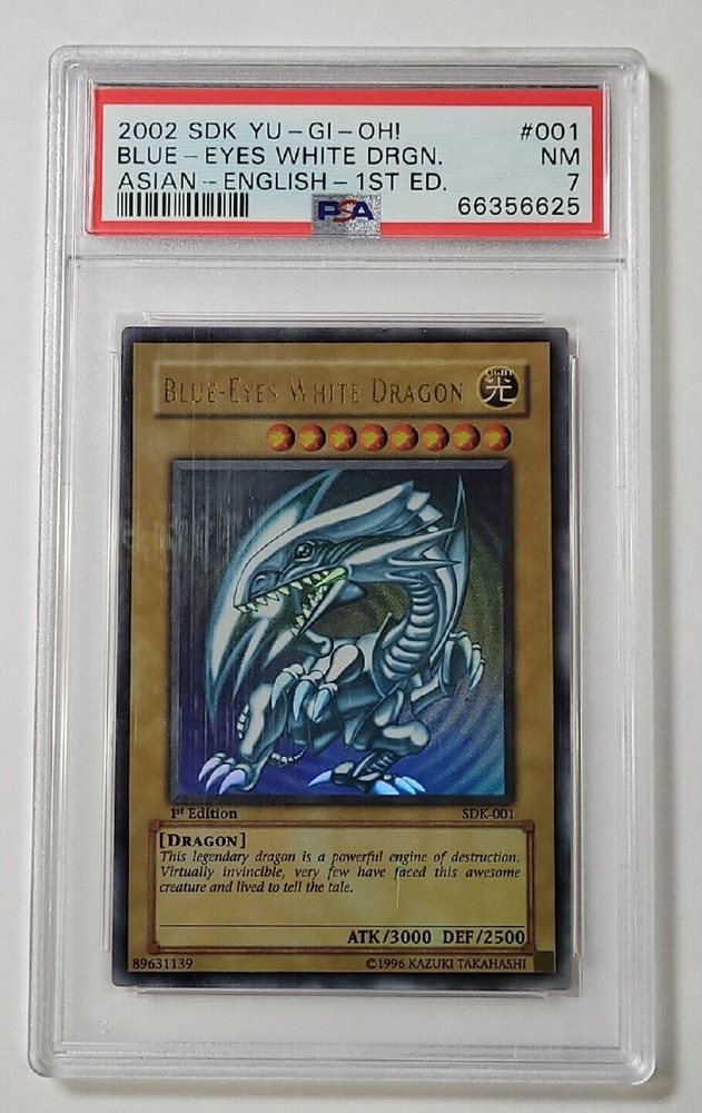 青眼の白龍　英語 SDK 001 1st Edition PSA4 旧アジア 遊戯王 青眼の白龍 旧アジア sdk-001 1st ウルトラレア｜Yahoo