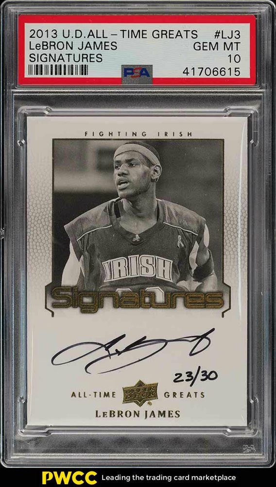 SP Authen Lebron James 23枚限定 直筆サインカード SP Authen Lebron James 23枚限定 直筆サインカード レブロン