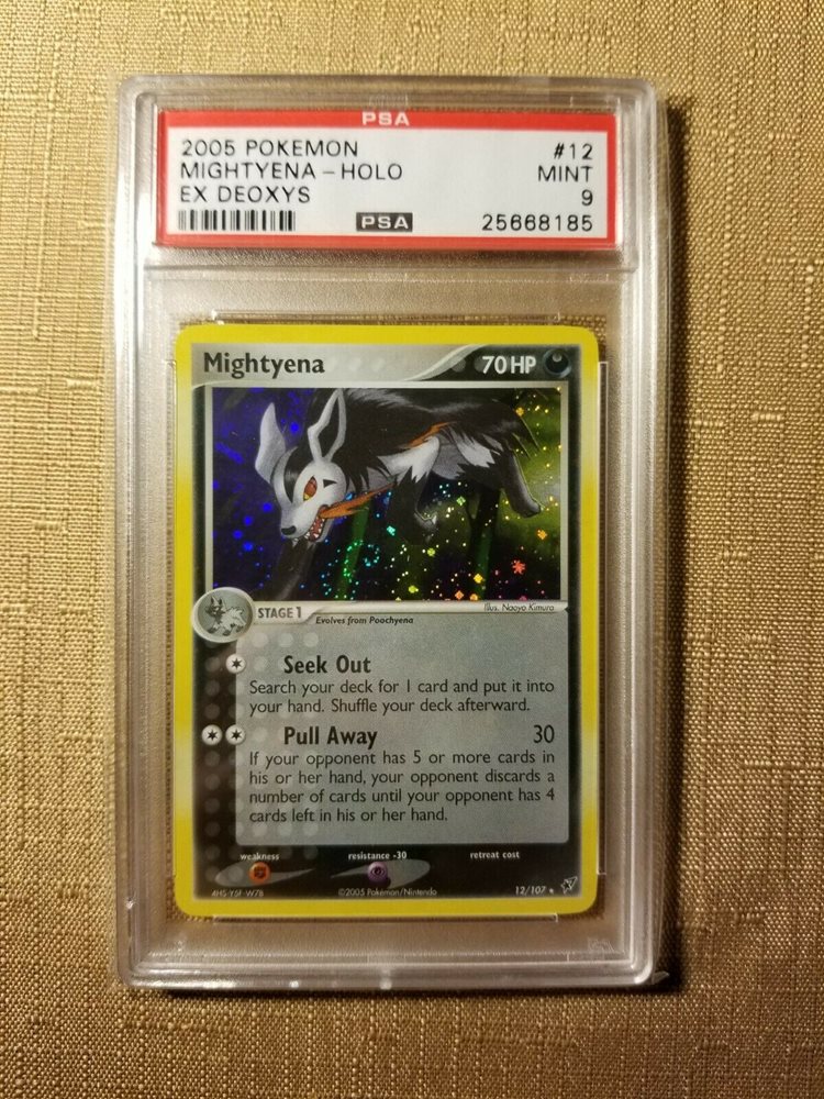 Auction Prices Realized Tcg Cards 2005 POKEMON EX DEOXYS Mightyena