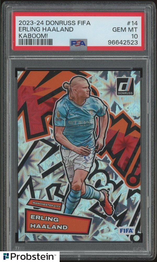 PANINI DONRUS ERLING HAALAND ハーランド PSA10 Auction Prices Realized Soccer Cards 2023-24 PANINI DONRUSS