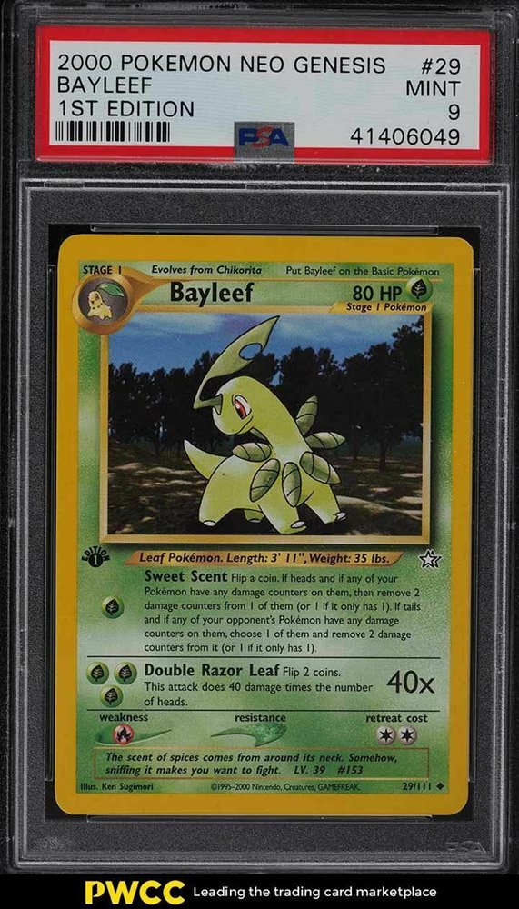 eBay Auction Item 143921020541 Tcg Cards 2000 Pokemon Neo Genesis 1st  Edition