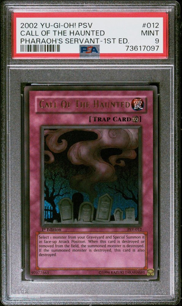 遊戯王PSAPhantom Burial/Call of the Haunted Yugioh - Call of the Haunted x 3 - 1st Edition Rare NM