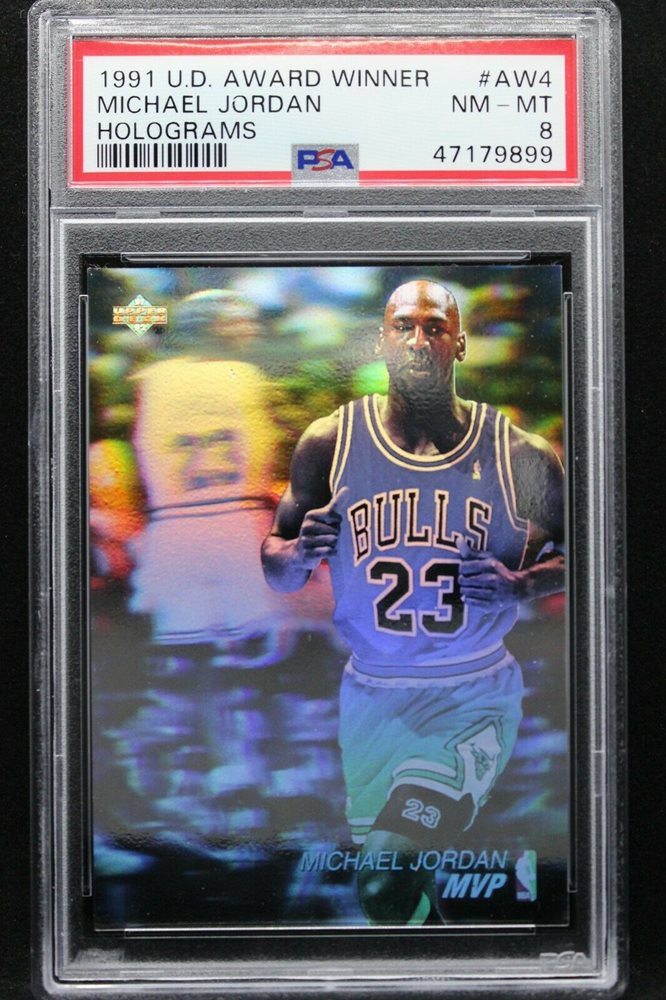 eBay Auction Item 224272007501 Basketball Cards 1991 Upper Deck Award  Winner Hologram