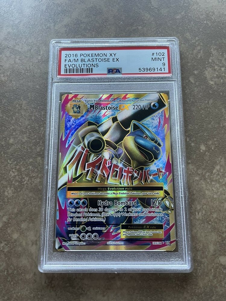 Auction Prices Realized Tcg Cards 16 Pokemon Xy Evolutions Full Art M Blastoise Ex