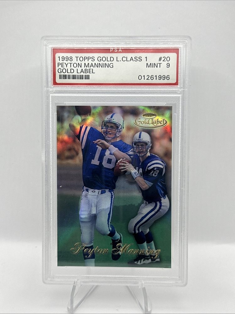 サプライ・アクセサリ・グッズ Peyton Manning Rookie Gold Label, PSA 8 サプライ・アクセサリ・グッズ Peyton Manning Rookie Gold