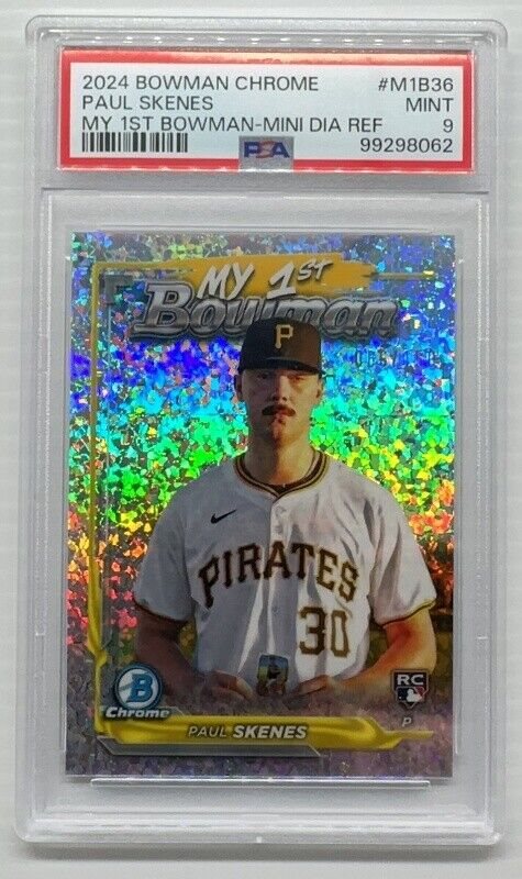 シングルカード Topps - PSA 10 Bowman Paul Skenes My 1st Bowman PSA 10 PAUL SKENES 1st 2023 Bowman Draft Paper PIRATES