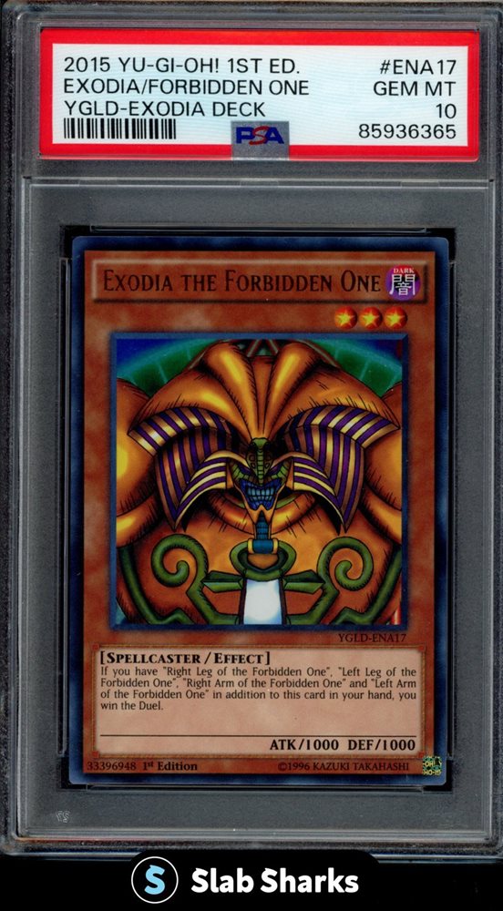遊戯王　1999年 エクゾディア/フォービドゥン・ワン PSA 9 Auction Prices Realized Tcg Cards 1999 YU-GI-OH! JAPANESE