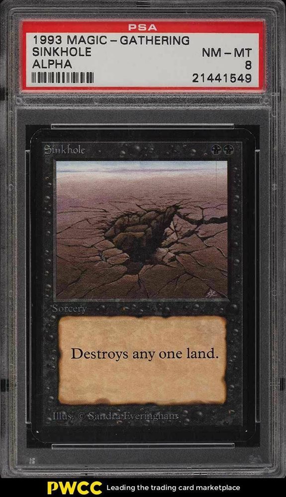Auction Prices Realized Tcg Cards 1993 Magic The Gathering Sinkhole