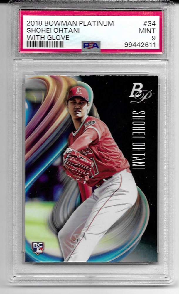 2018 Bowman Platinum Shohei Ohtani Orange Rookie RC SP #19
