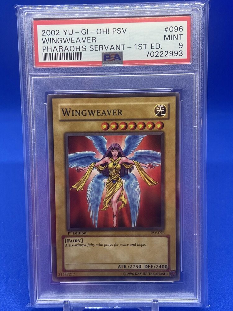 遊戯王　ウィン　PSA9 PSA9鑑定済〕蒼翠の風霊使いウィン【20thシークレット】{RIRA