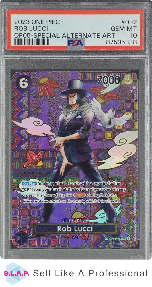 PSA10】 ROB LUCCI SPECIAL ANIME 25TH ONE PIECE CARD GAME/[EB-02