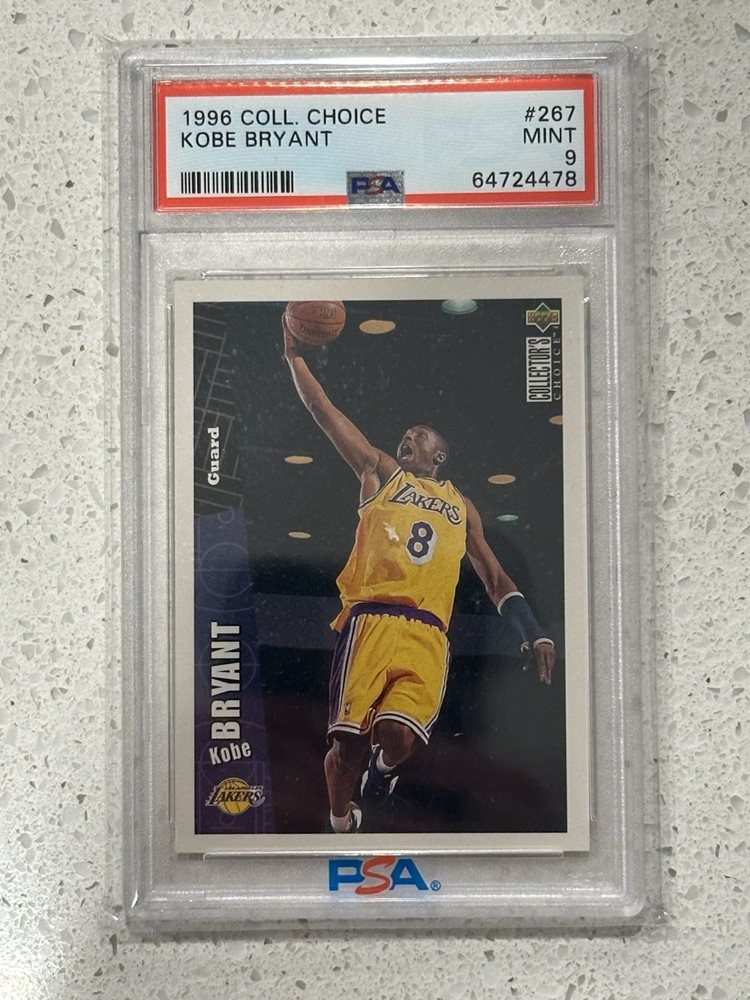 コービー・ブライアント 1996 Upper Deck RC PSA 9 🔥 1996 Upper Deck KOBE BRYANT RC ROOKIE Card PSA 9 MINT