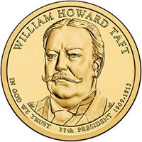 2013 P 25 Coin Bankroll of William Howard Taft Presidential Uncirculated