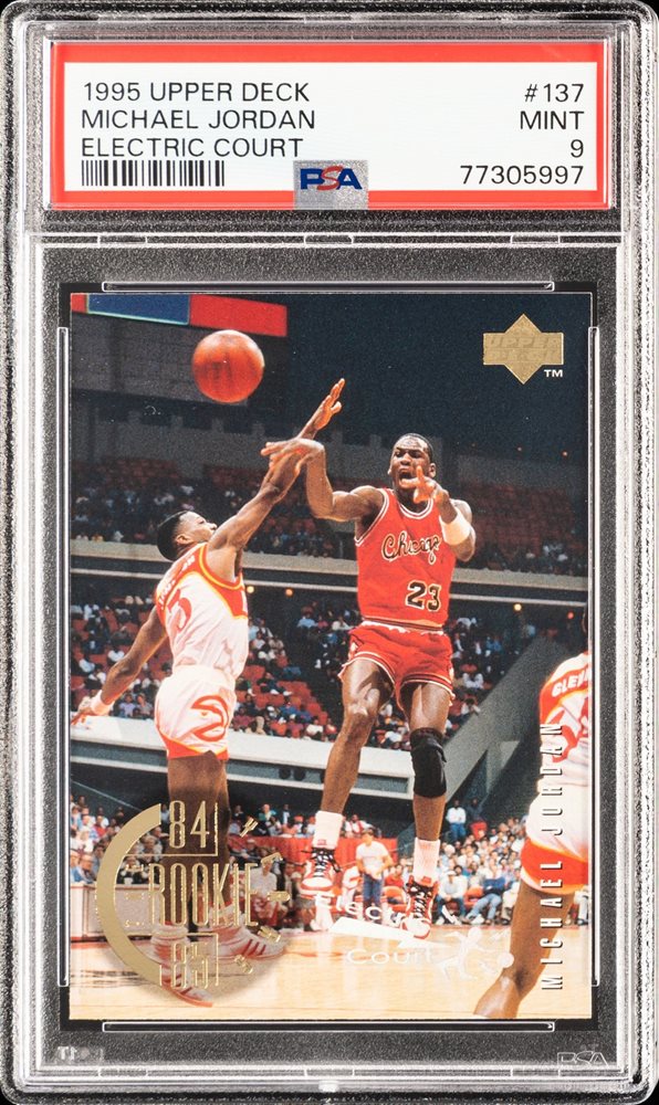 マイケルジョーダン 1993 Upper Deck PSA 9 1993-94 Upper Deck #187 Michael Jordan PSA 9 Graded Card NBA