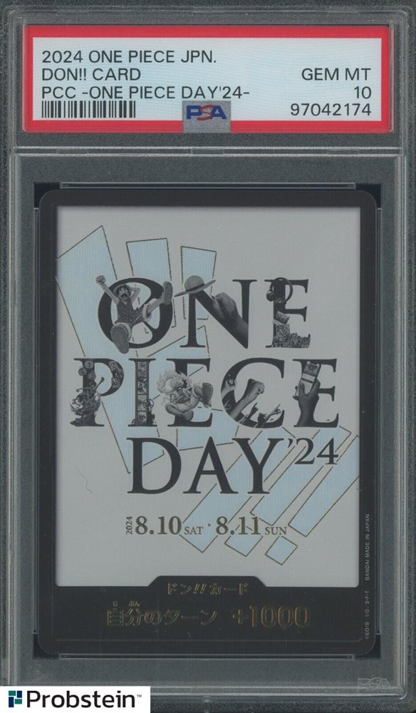 ONE PIECE DAY'24　２日目　4ever　ドン!!カード　PSA10 PSA 10 Don !! Card Gre4n BOYZ 4ever ONE PIECE Day 2024 ONE