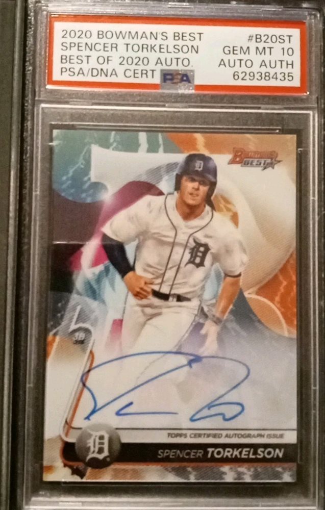 その他 2020 bowman spencer torkelson PSA10 PSA 10 SPENCER TORKELSON 2020 Bowman Chrome Draft 20 in 20