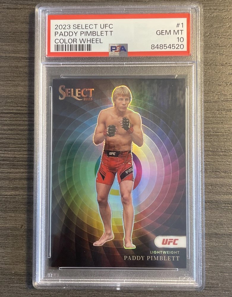 UFC　パディ・ピンブレット　ゴールドディスコ10シリカード　psa9 UFC パディ・ピンブレット ゴールドディスコ10シリカード psa9