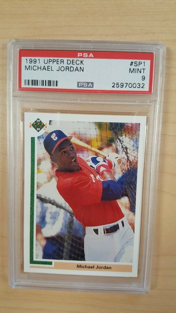 michael jordan 1991 upper deck baseball card