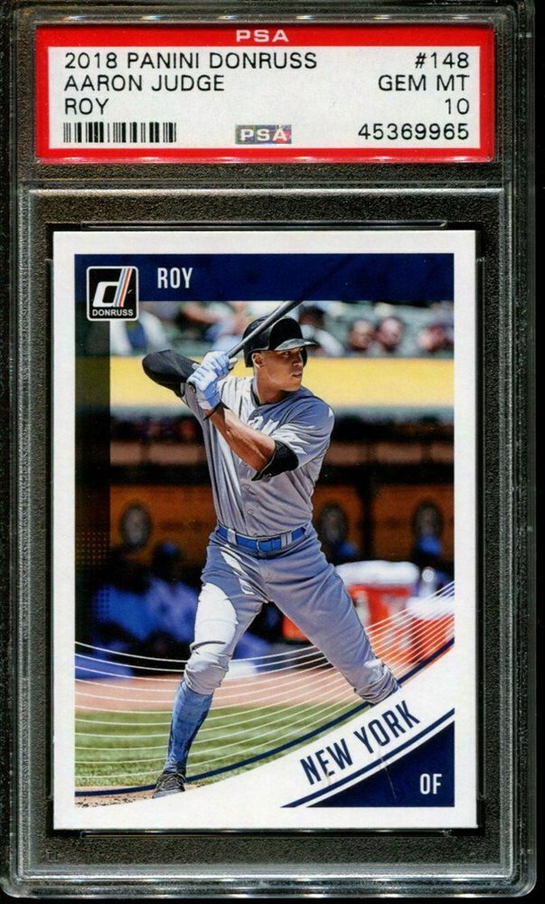 Auction Prices Realized Baseball Cards 2018 PANINI DONRUSS Aaron Judge