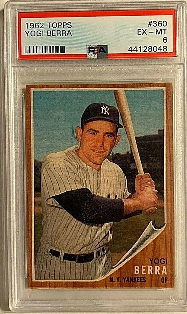 Auction Prices Realized Baseball Cards 1962 Topps Yogi Berra