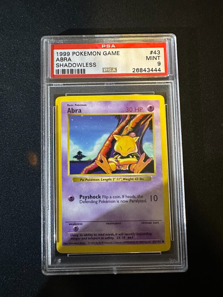 Auction Prices Realized Tcg Cards 1999 POKEMON GAME Abra