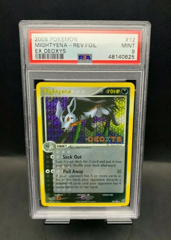 2005 Mightyena-Holo ホロカード Gem Mint 10 2005 Pokemon, EX Delta Species, #24/113 Mightyena, Reverse Holo