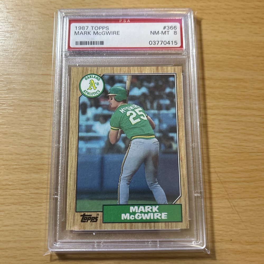 マークマクガイヤー　カード　ホームラン記念　クリアプレート 87 Record Breakers Mark McGwire | eBay