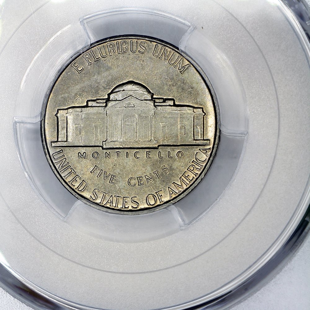 1963-P MS65 FS Jefferson Nickel 5c graded by PCGS with Full Steps