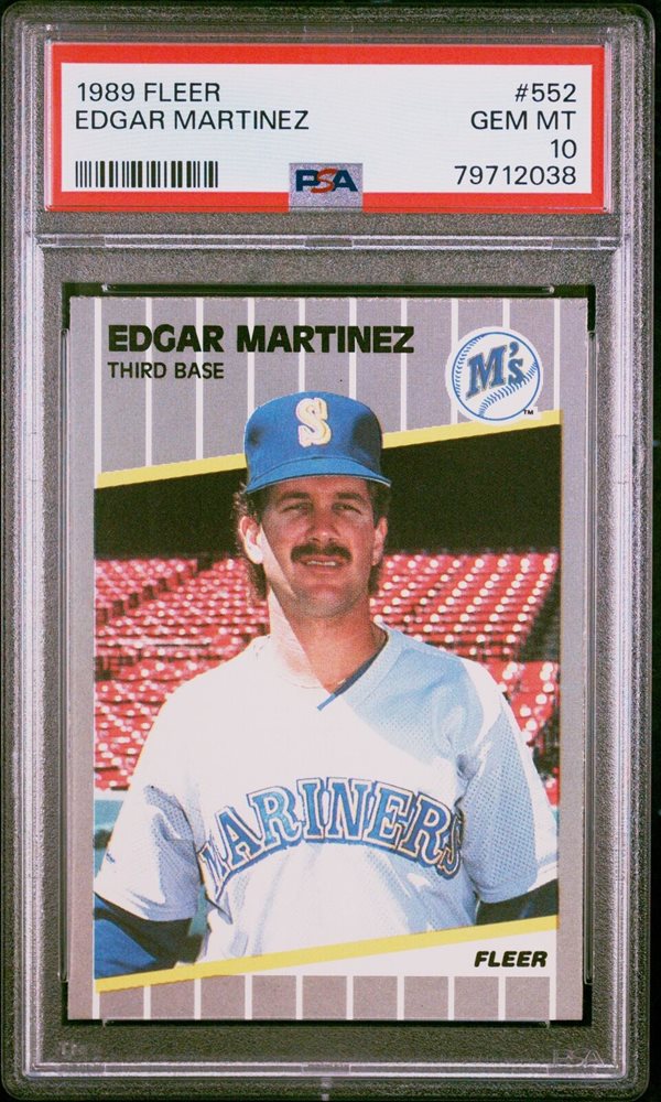 Auction Prices Realized Baseball Cards 1989 FLEER Edgar Martinez