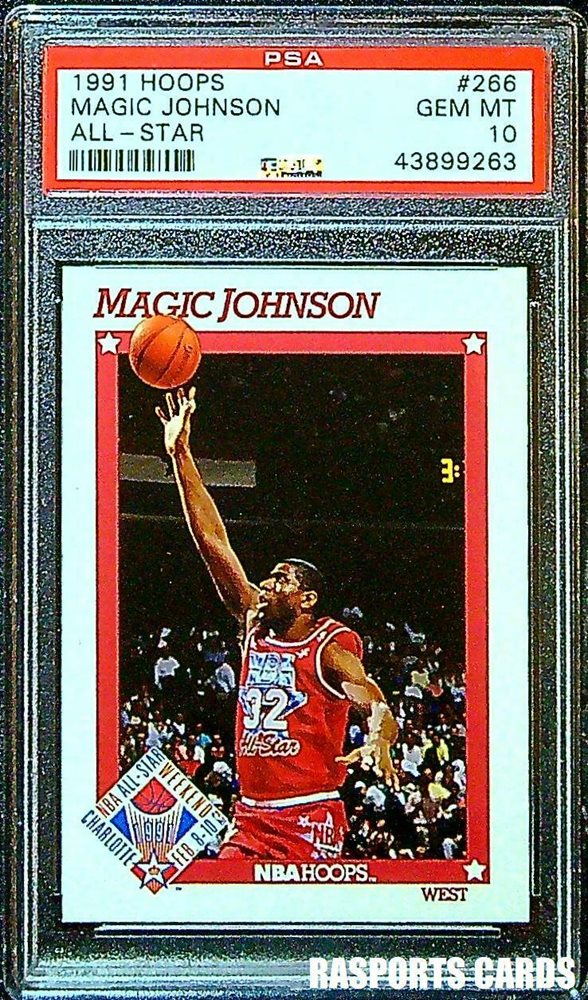 Auction Prices Realized Basketball Cards 1991 Hoops Magic Johnson ALLSTAR