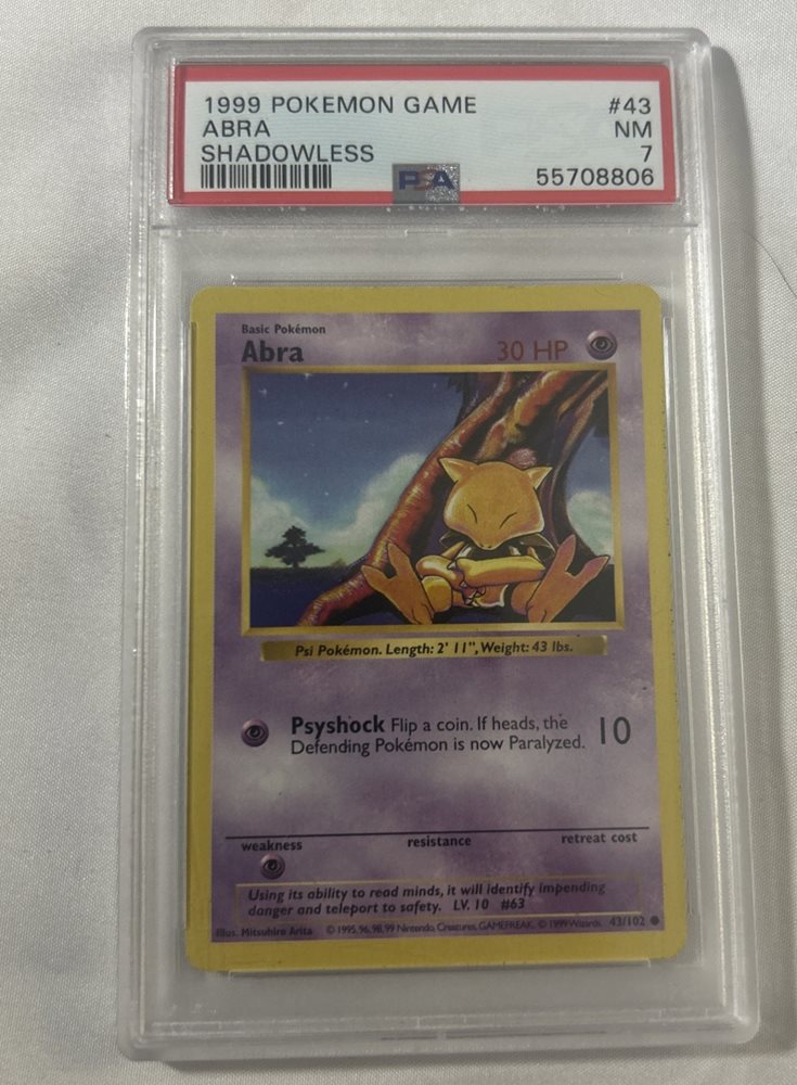 ポケモンカードゲーム Abra 1st edition shadow less Abra 043/102 Base Set (Shadowless) Regular for sale online