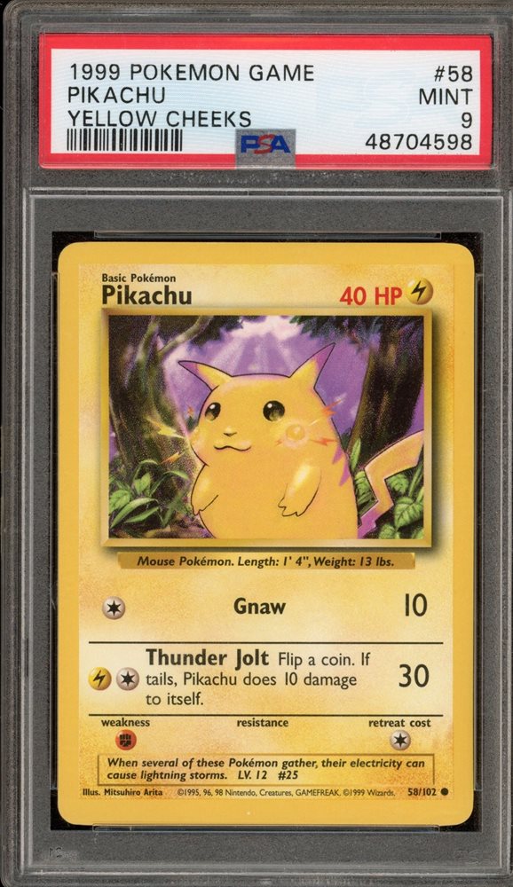 【PSA鑑定済】☆2枚セット☆ 1999 ピカチュウ（イエローチークス） Auction Prices Realized Tcg Cards 1999 POKEMON GAME Pikachu
