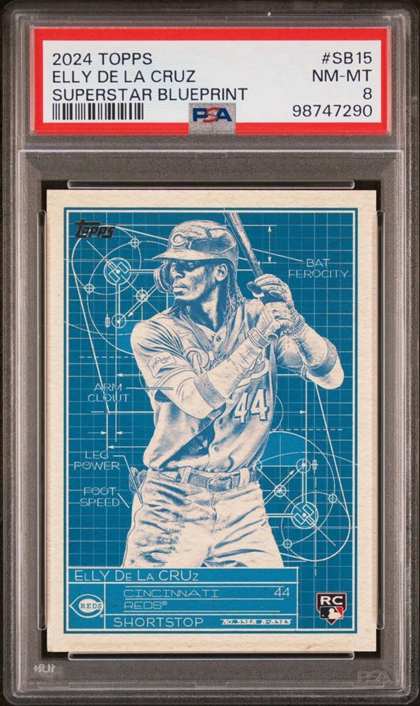 【貴重】_ＰSA9鑑定品_ELLY DE LA CRUZ_直筆オンカードサイン 貴重】_PSA9鑑定品_ELLY DE LA CRUZ_直筆オンカードサイン