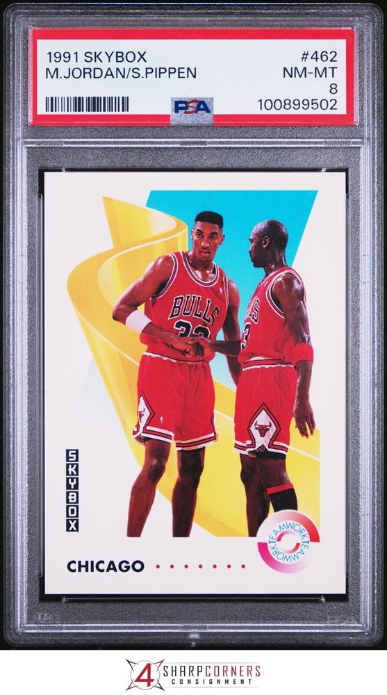 NBAカード MICHAEL JORDAN×SCOTTIE PIPPEN 1992 UPPER DECK #62 MICHAEL JORDAN SCOTTIE PIPPEN EXNM NBA