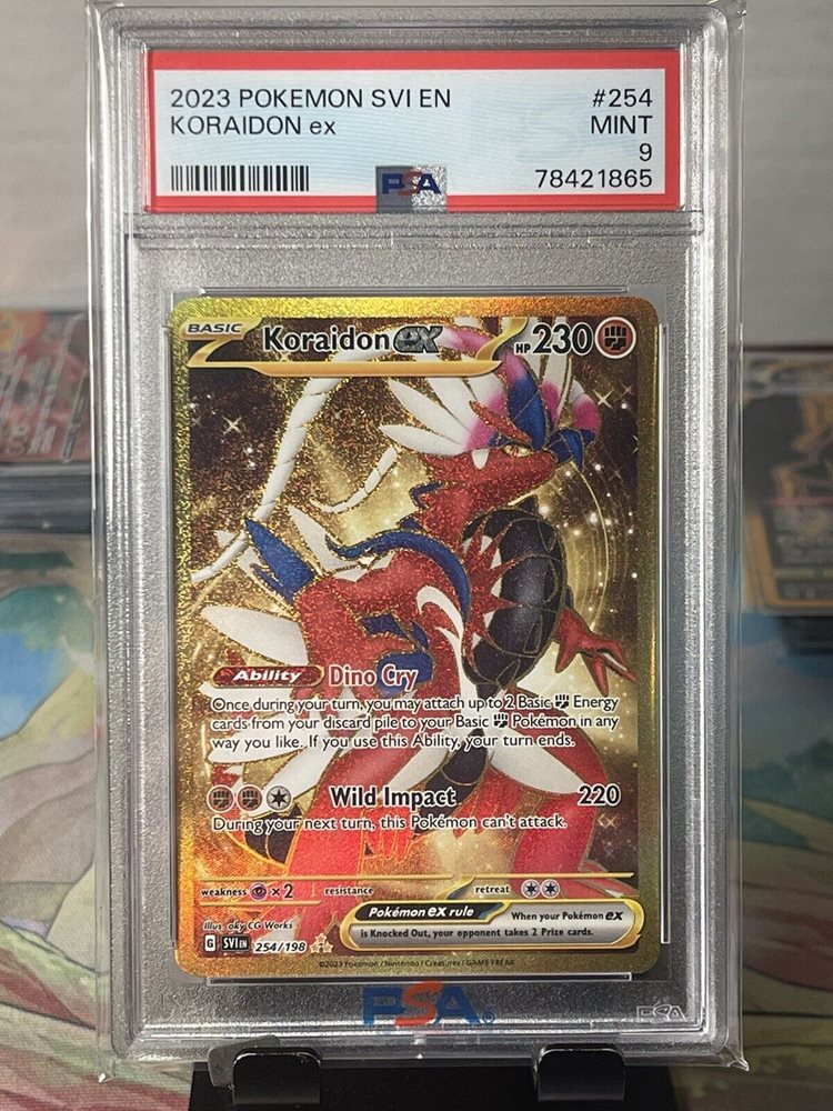 koraidon pokemon card value Best Price Pokemon Paldea Legends Tin Koraidon Ex main image 0