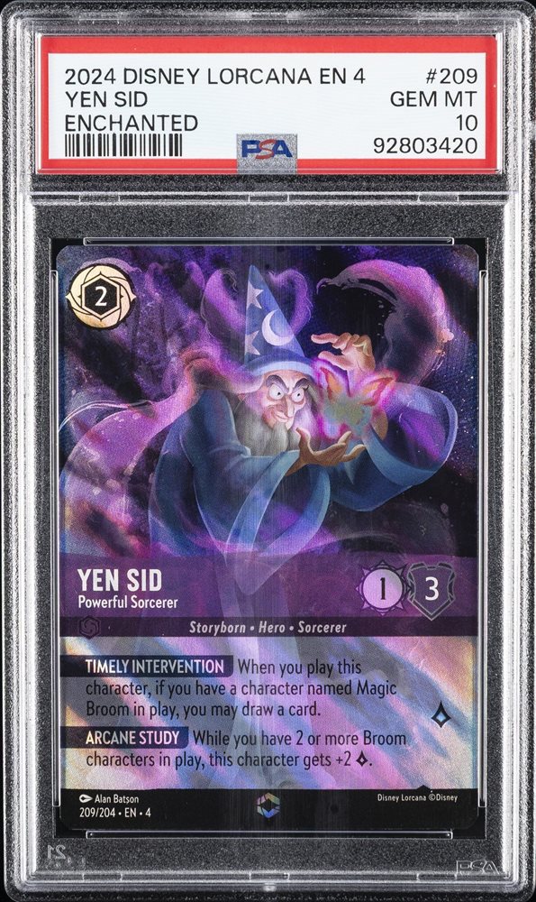 PSA10 Disney Lorcanaピート #209 2023 Disney Lorcana EN 2 Enchanted #209 Pete - PSA 10 GEM