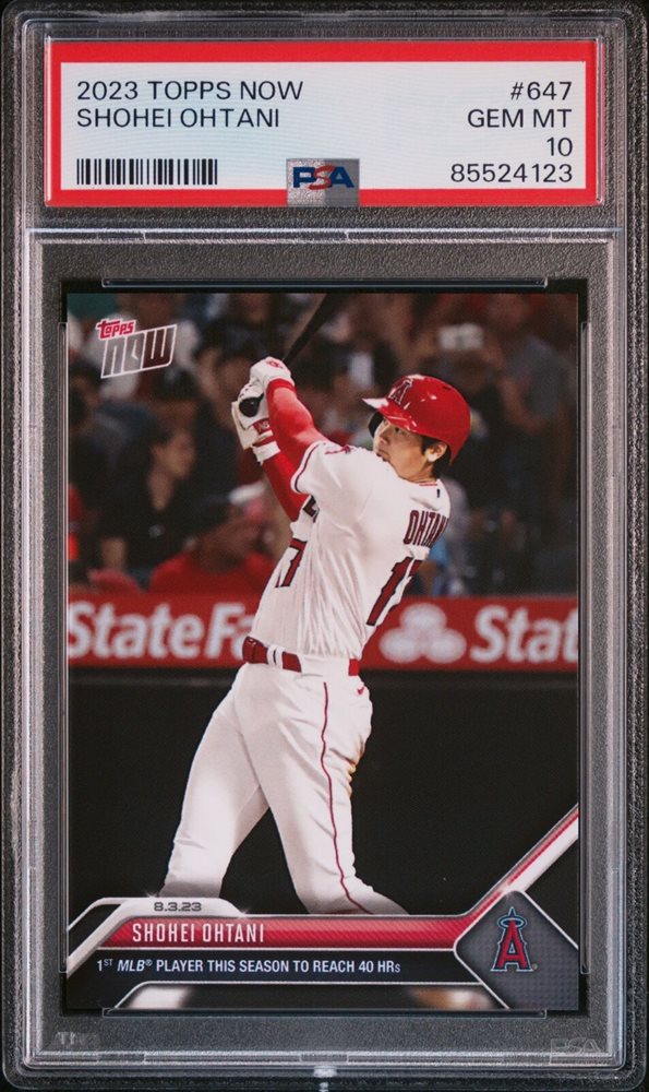 PSA10! 2023 Topps Now Shohei Ohtani Decoy 大谷翔平 デコピン MVP 