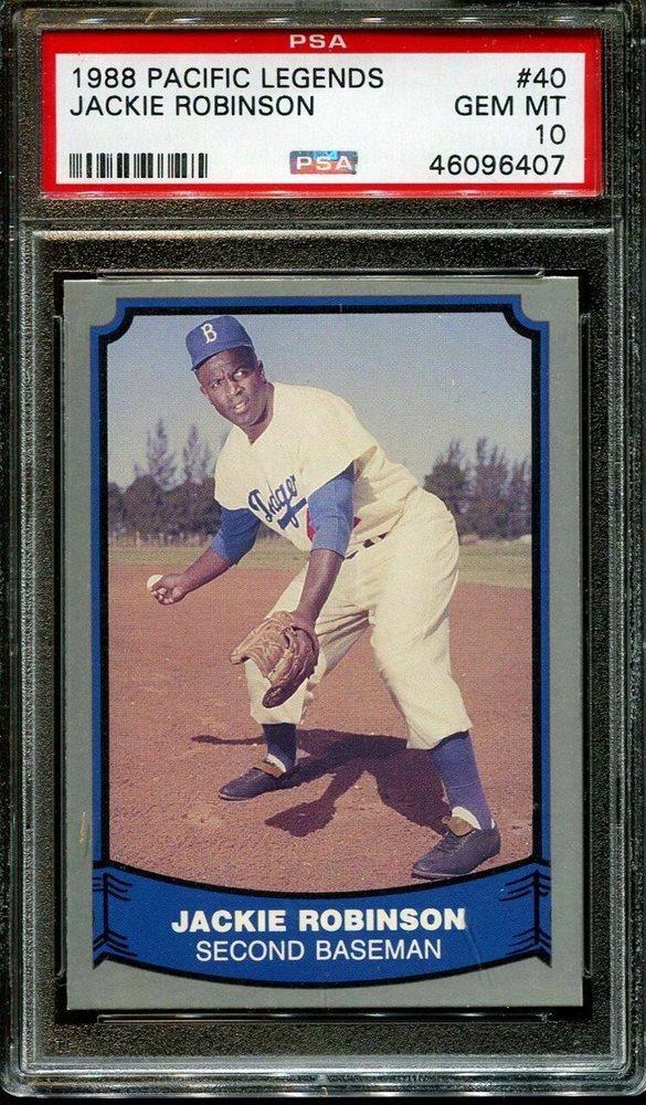 Auction Prices Realized Baseball Cards 1988 Pacific Legends Jackie Robinson