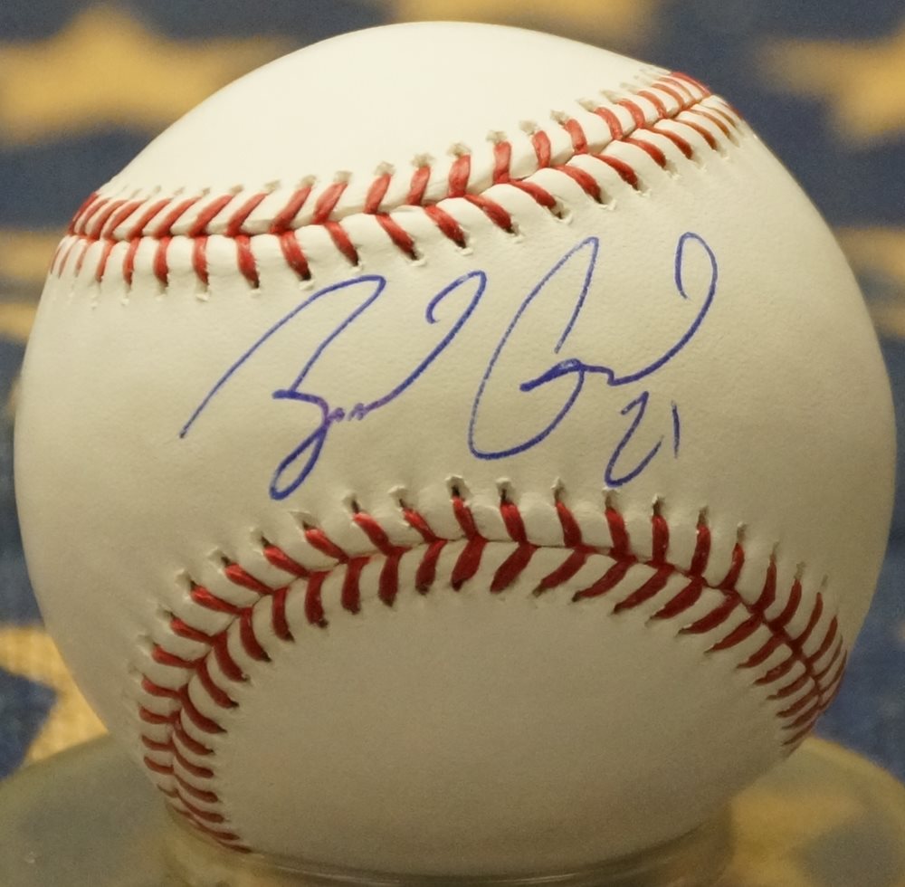 zack greinke autographed baseball
