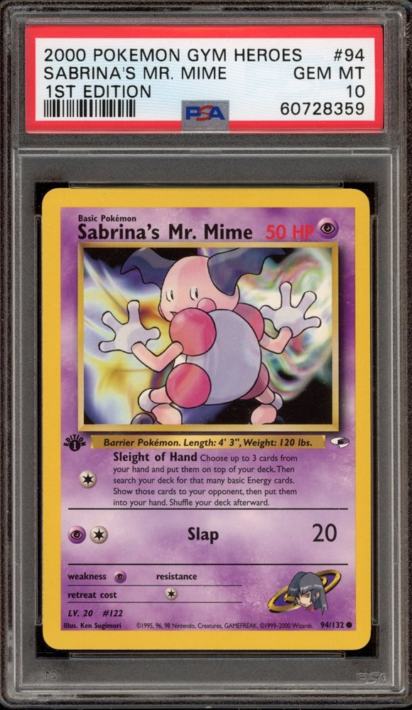 Auction Prices Realized Tcg Cards 2000 POKEMON GYM HEROES