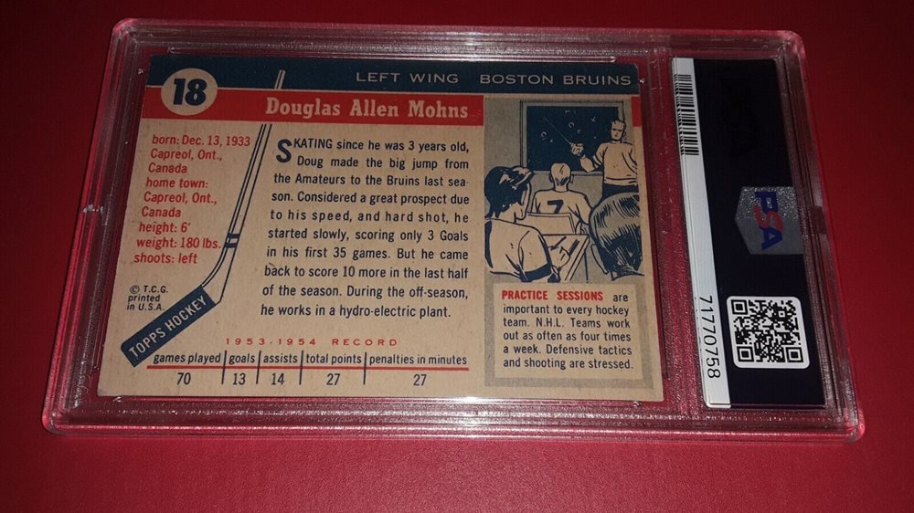 ヴィジャ盤 パラレル PSA9 eBay Auction Item 126108055955 Hockey Cards 1954 Topps