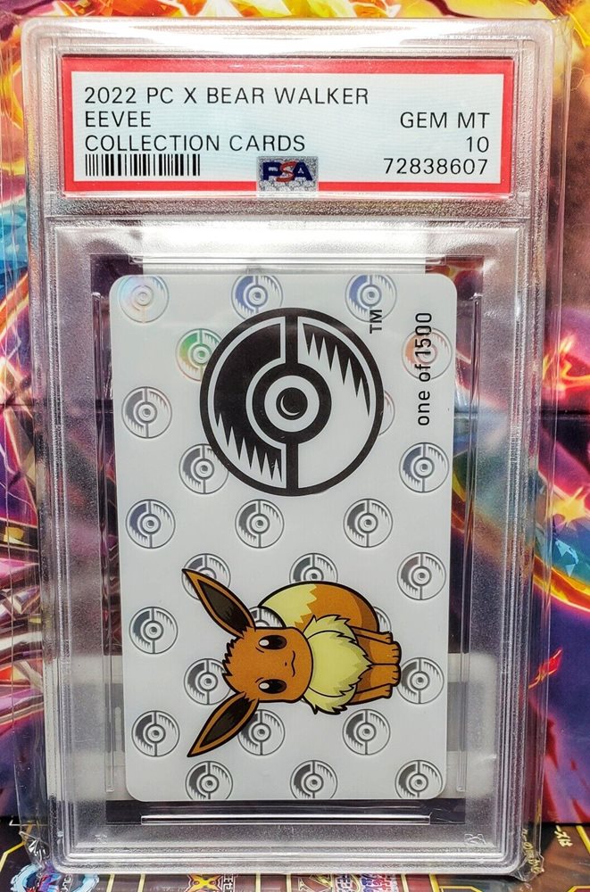 bear walker pokemon card Vaporeon Bear Walker PSA 8 with Skateboard – Poke Gems MTL